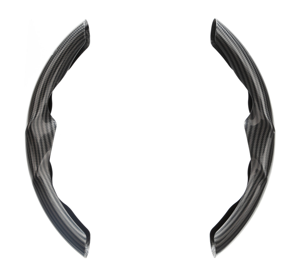 Grips, coprivolante sportivo in PVC, universale - Carbon-Look