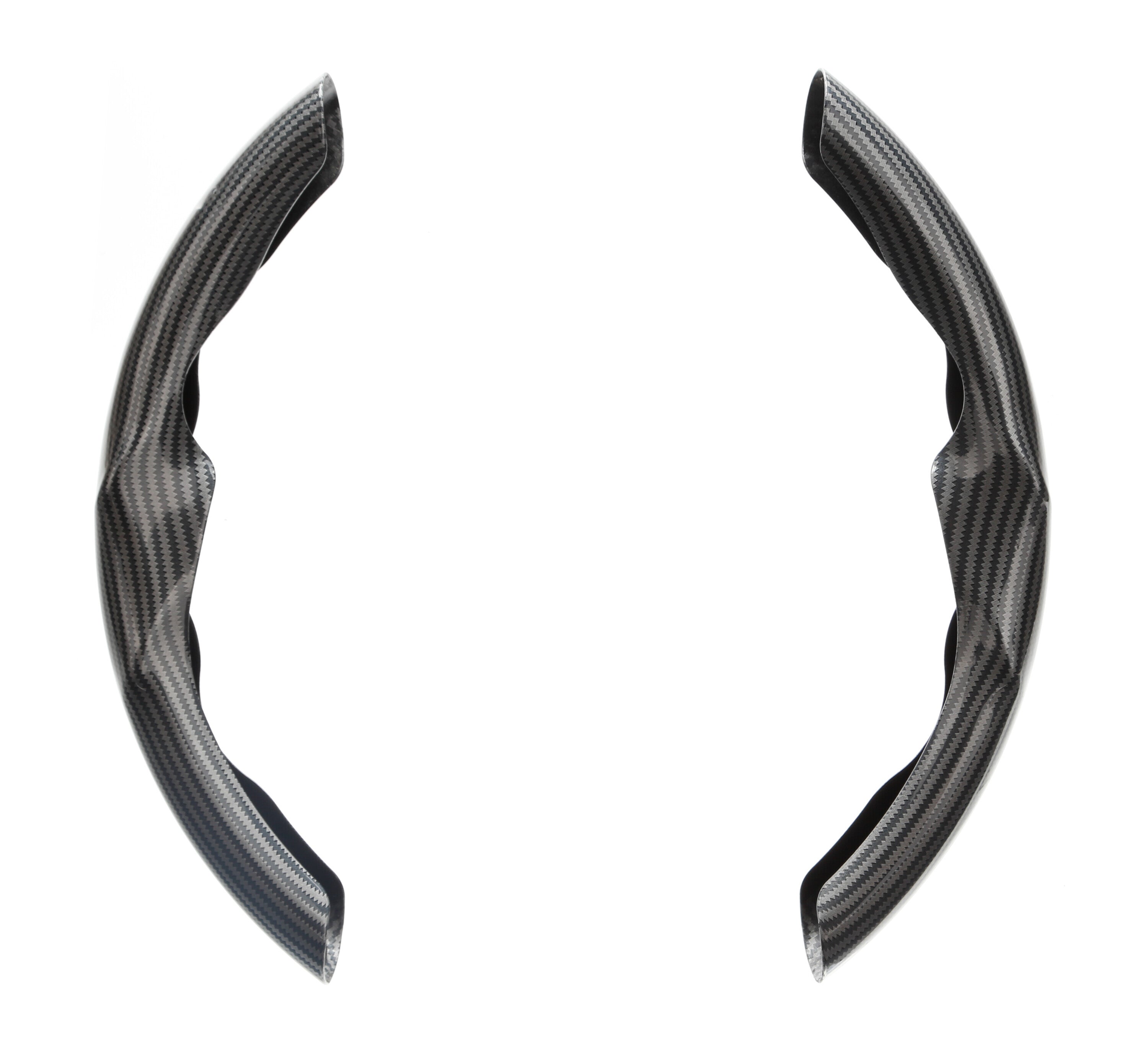 Grips, coprivolante sportivo in PVC, universale - Carbon-Look