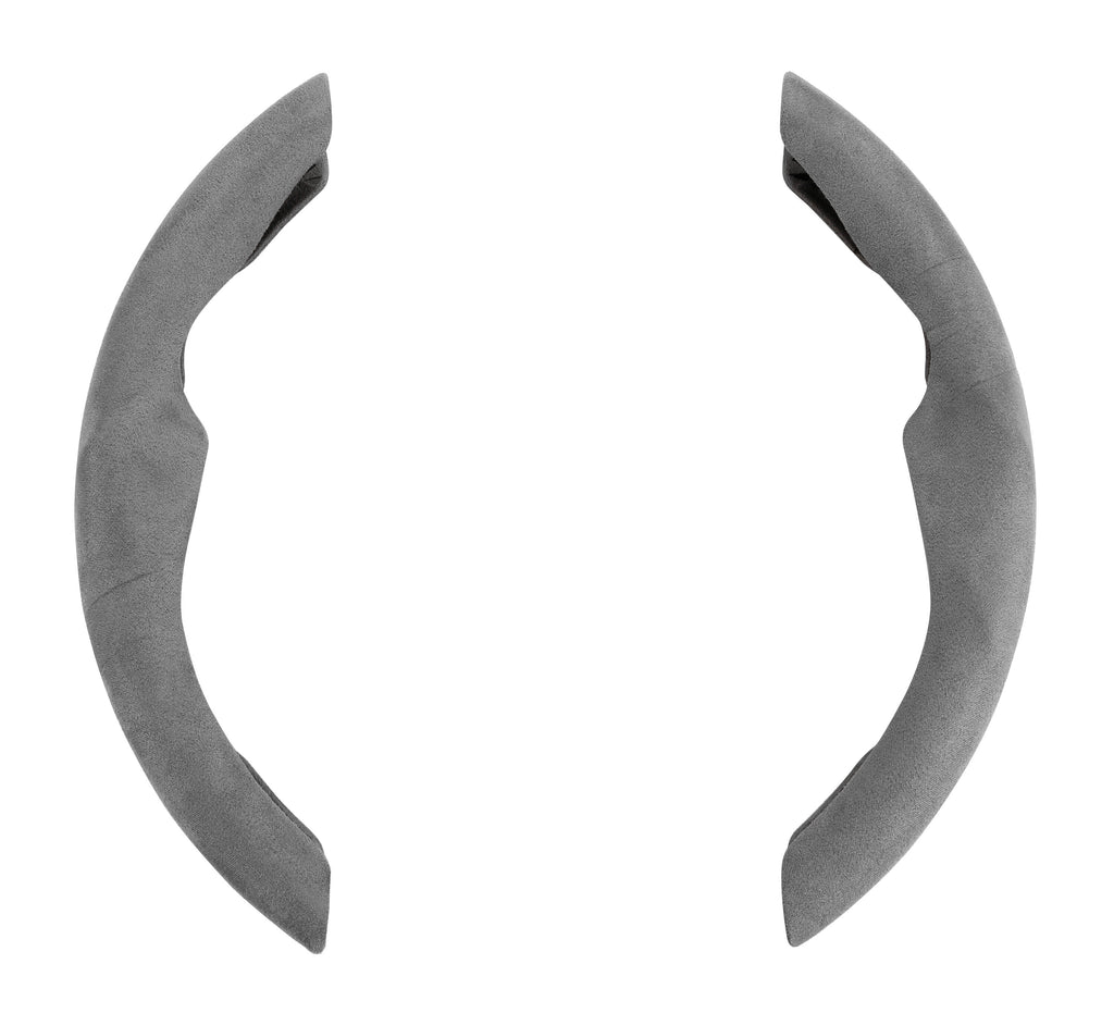 Grips, coprivolante sportivo in microfibra, universale - Grigio