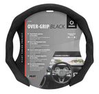 Over-Grip, coprivolante sportivo in microfibra, universale - Nero