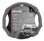 Over-Grip, coprivolante sportivo in microfibra, universale - Grigio