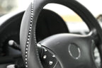 Merilyn, coprivolante in Skeentex con cristalli - S - Ø 35/37 cm - Clear