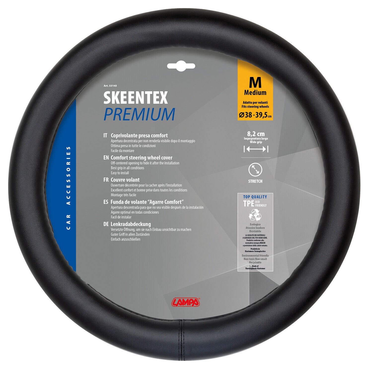 Eco, coprivolante in Skeentex - M - Ø 38/39,5 cm
