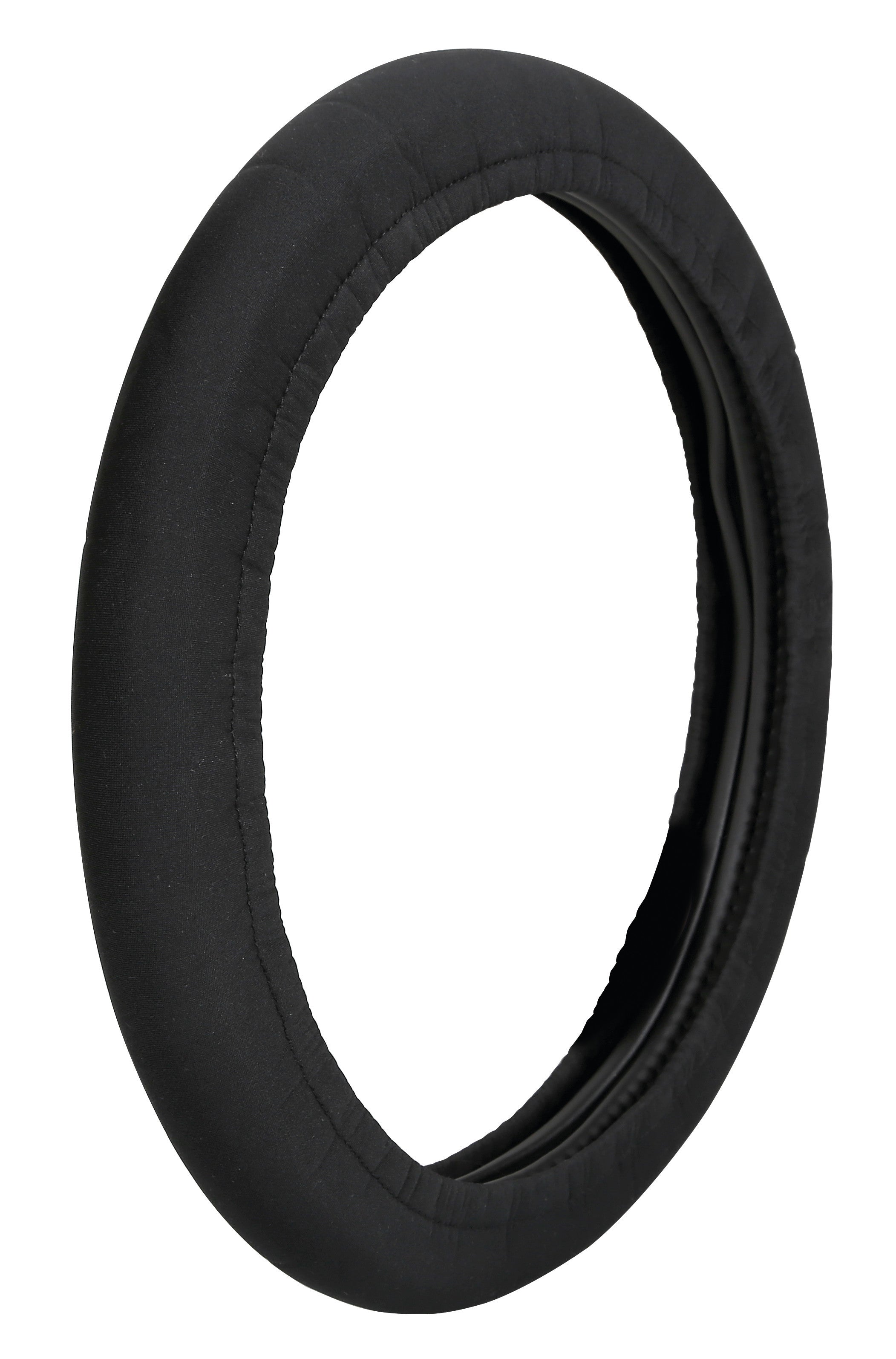 Protector 2 in 1, coprivolante elasticizzato in poliestere - Nero