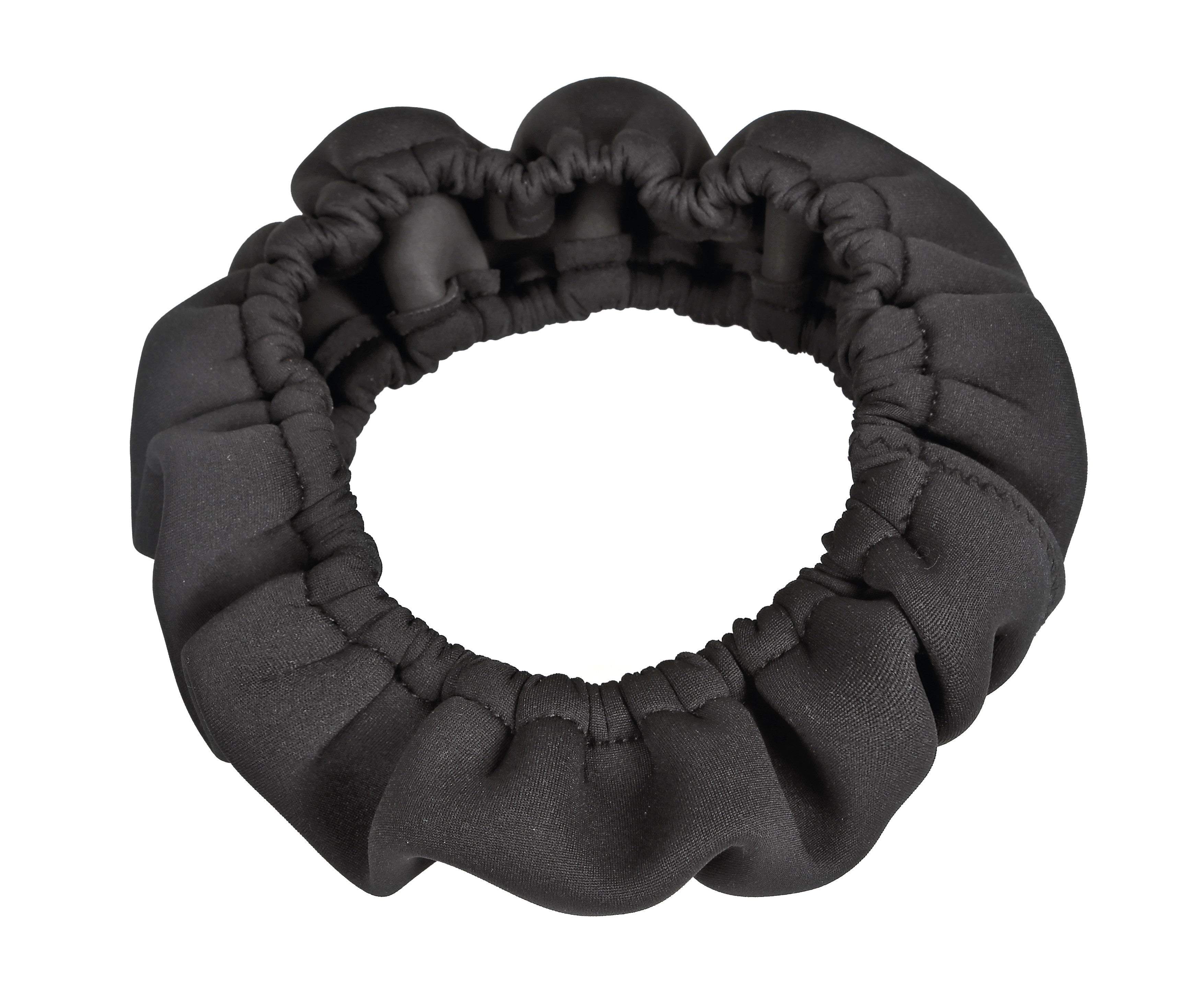 Protector 2 in 1, coprivolante elasticizzato in poliestere - Nero