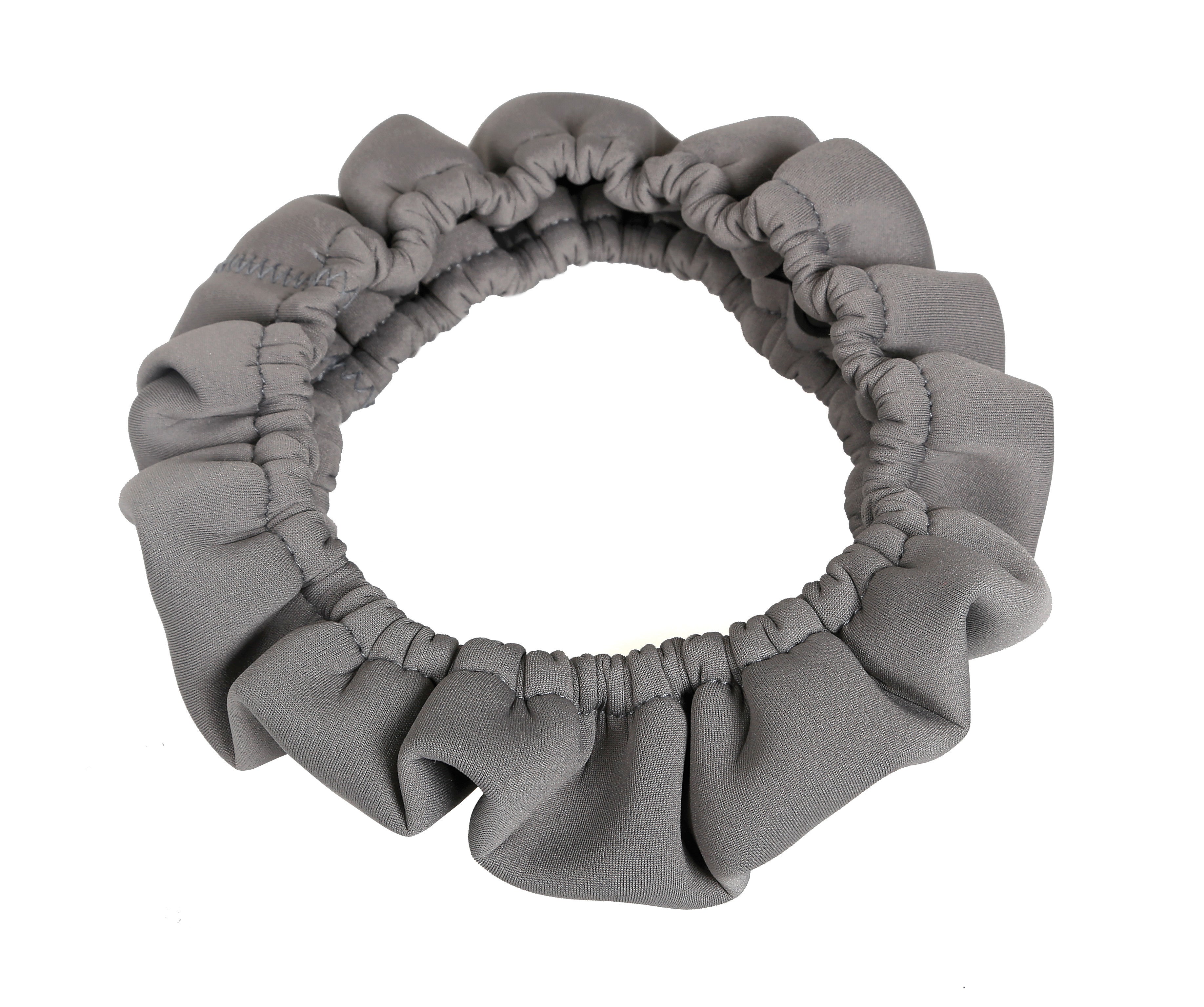 Protector 2 in 1, coprivolante elasticizzato in poliestere - Grigio