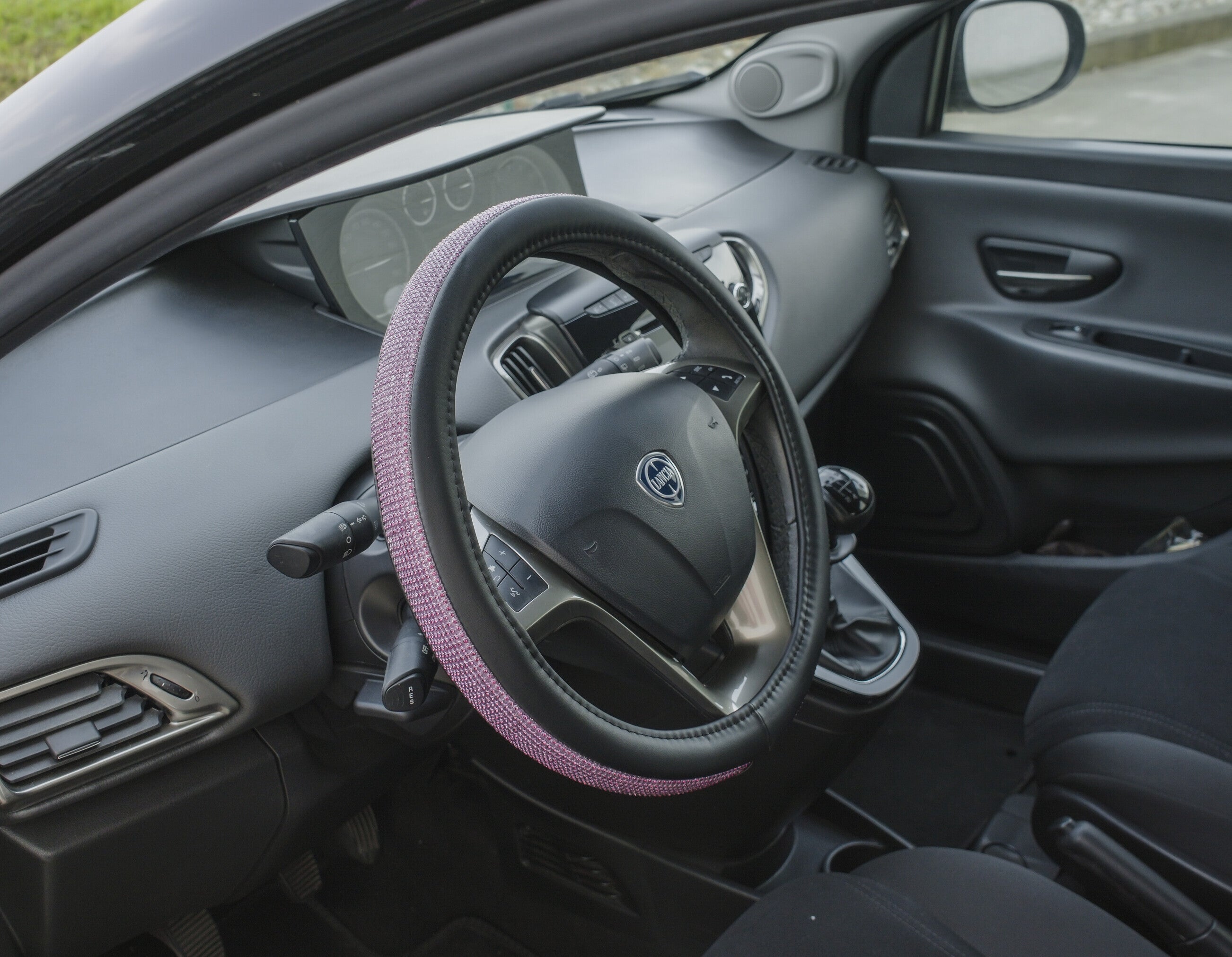 Diamonds Pink, coprivolante in Skeentex - M - Ø 37/39 cm