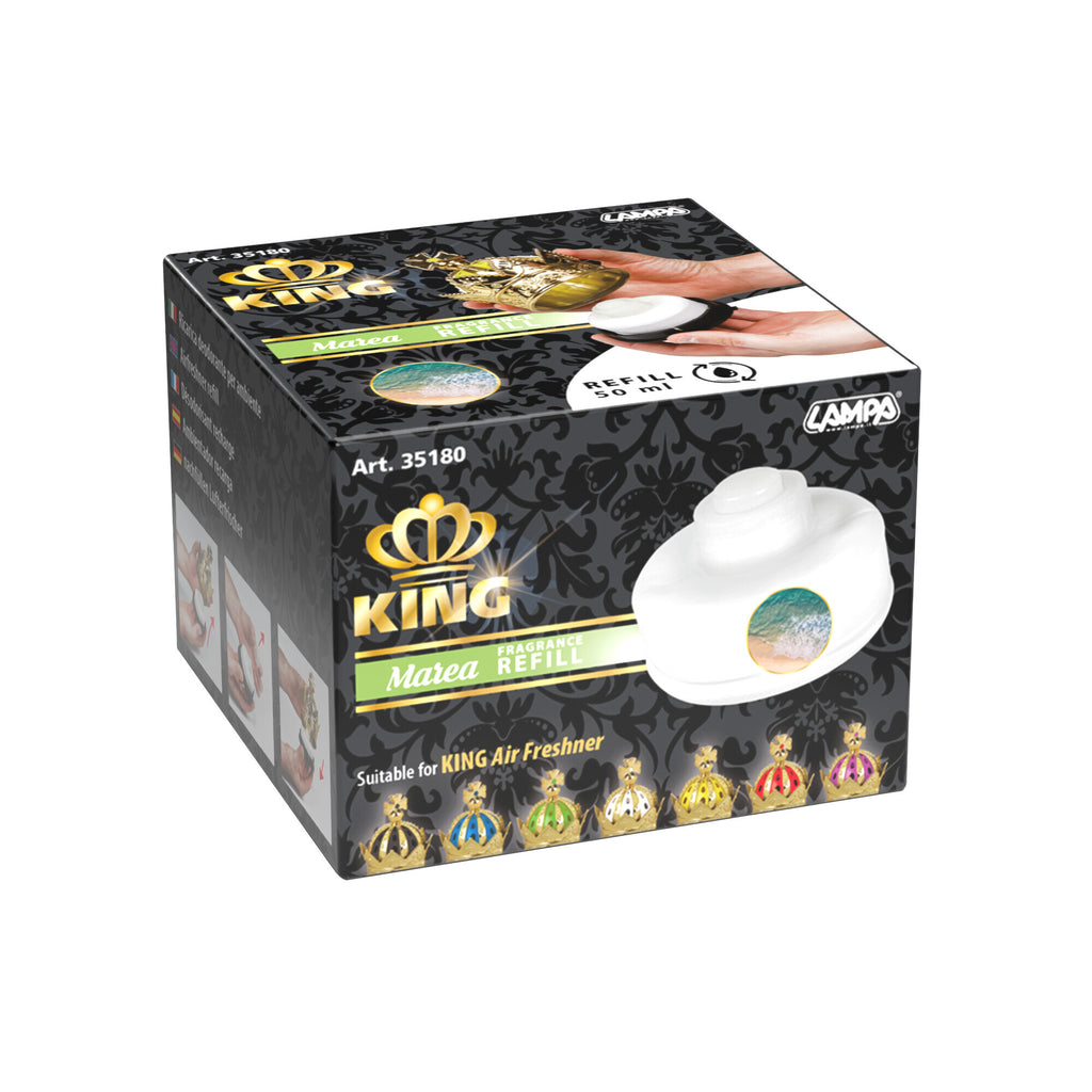King, deodorante per abitacolo, ricarica 50 ml - Marea