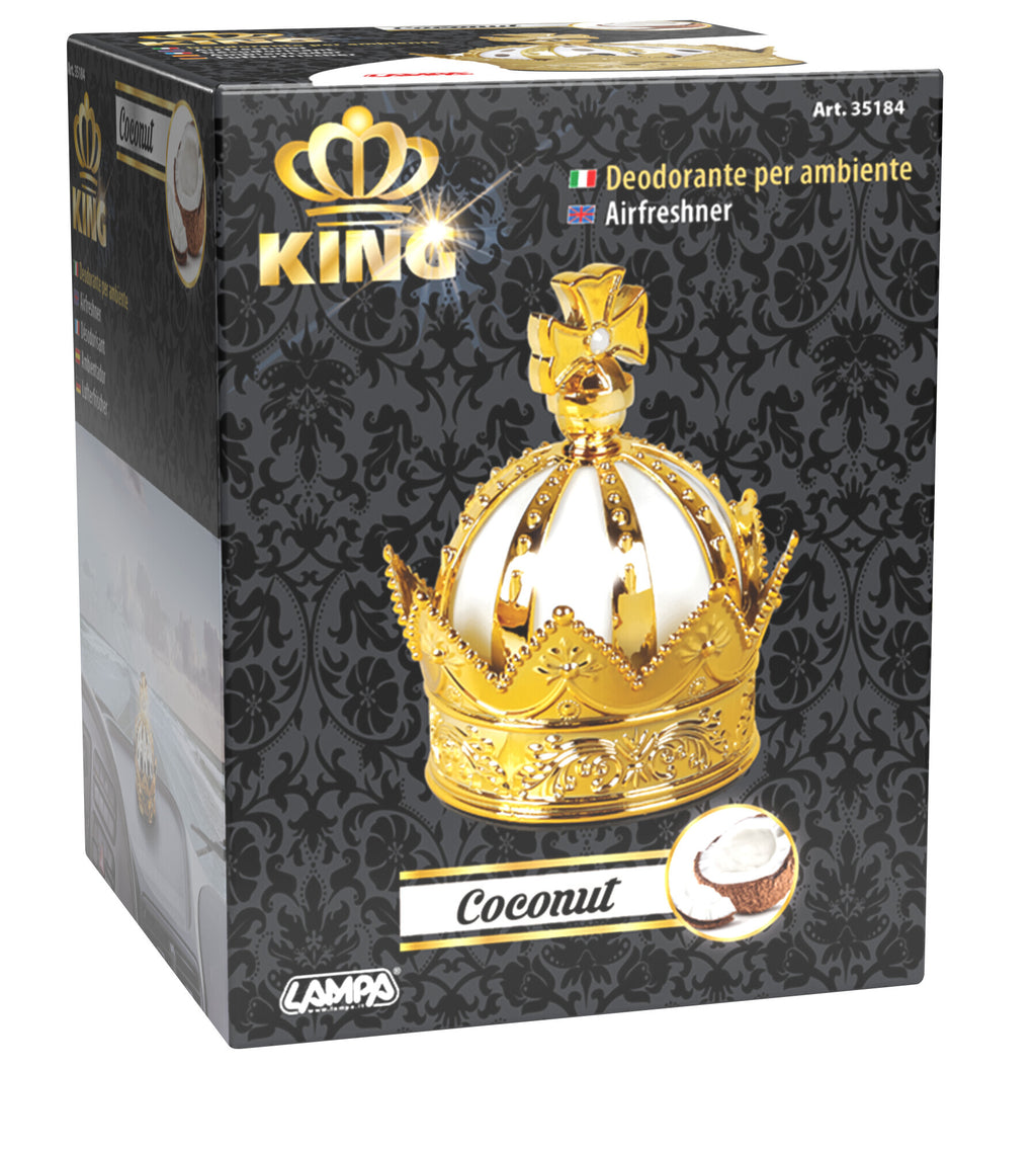 King, deodorante per abitacolo, 50 ml - Cocco
