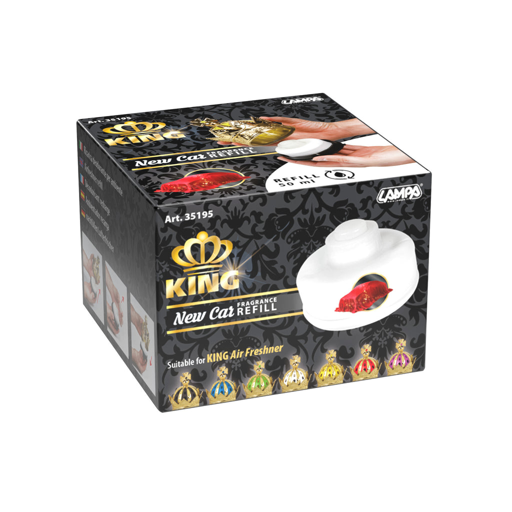 King, deodorante per abitacolo, ricarica 50 ml - Auto Nuova