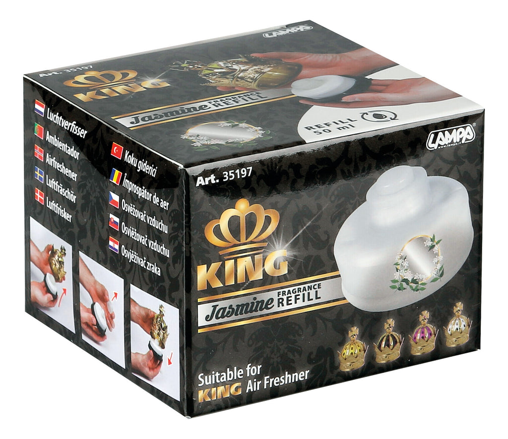 King, deodorante per abitacolo, ricarica 50 ml - Gelsomino