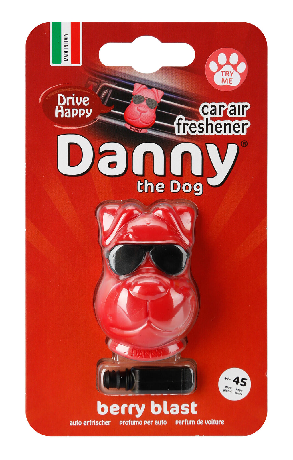 Danny the dog, deodorante per abitacolo - Berry Blast