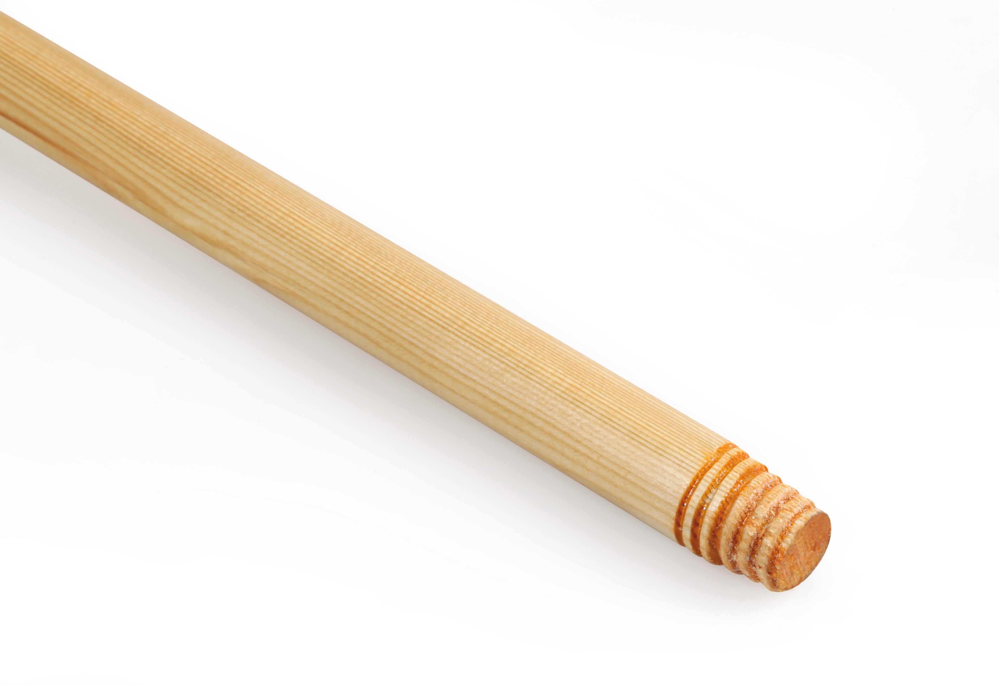 Manico in legno di pino verniciato, h 130 cm - Ø 22 mm