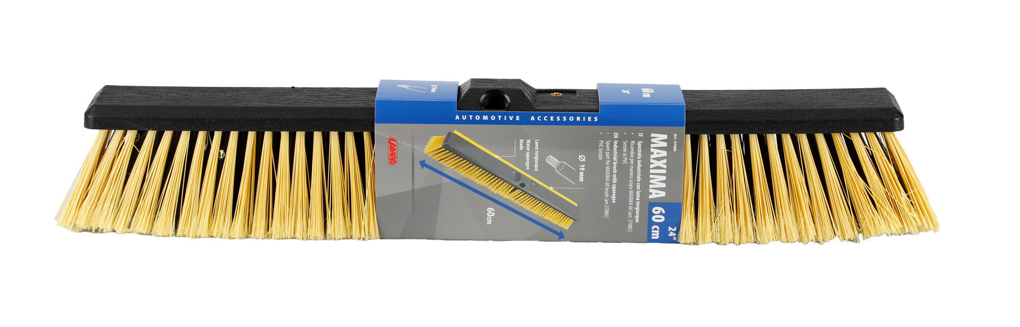 Maxima, spazzola industriale con lama tergiacqua - 60 cm