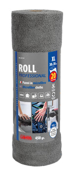 Roll Professional, panni microfibra - 30x30 cm - 20 strappi