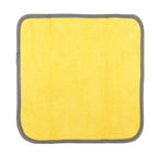 Premium Quality, panno in microfibra double-face - 30x30 cm - Grigio/Giallo