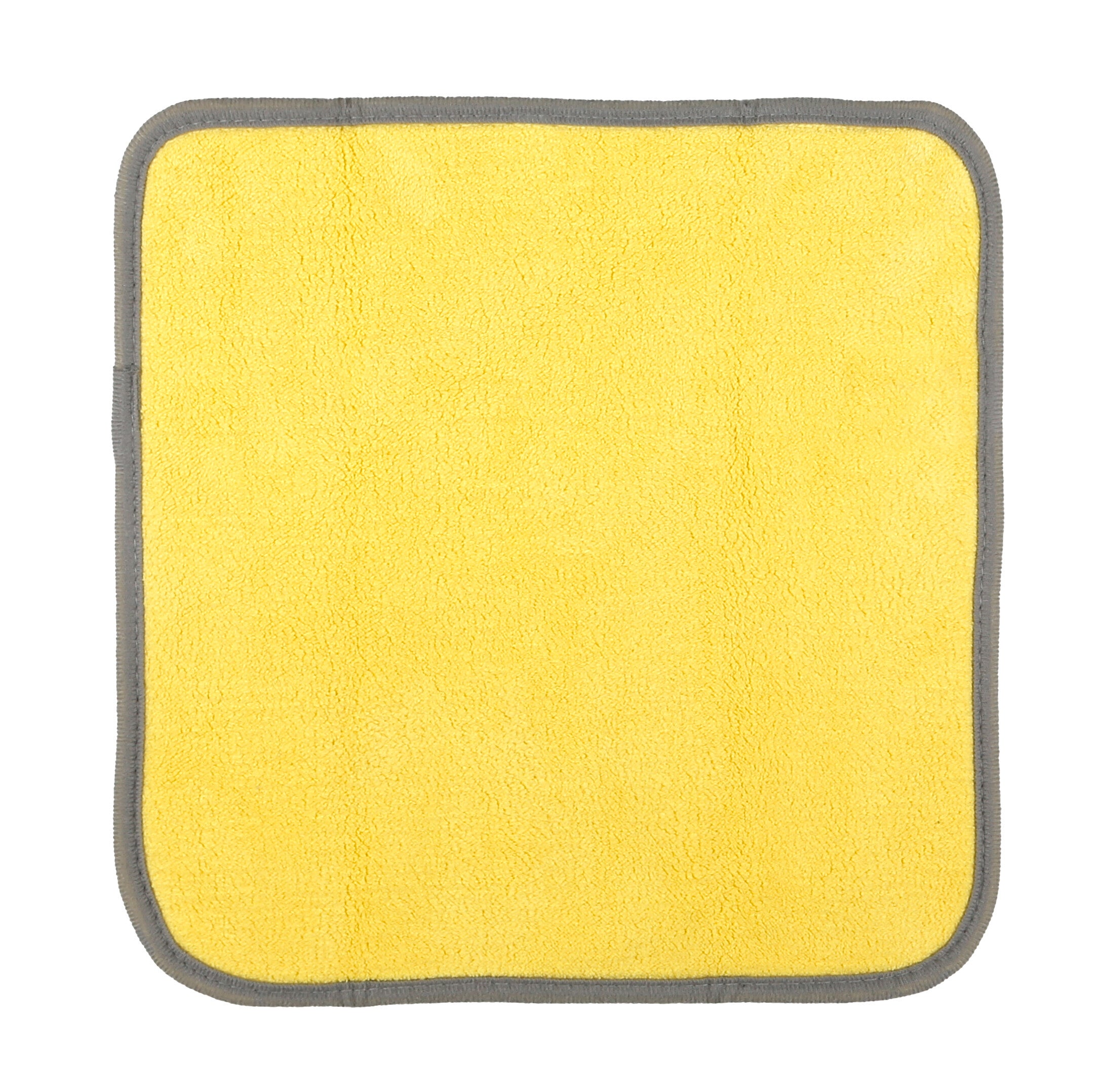 Premium Quality, panno in microfibra double-face - 30x30 cm - Grigio/Giallo