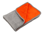Premium Quality, panno in microfibra double-face - 40x60 cm - Grigio/Arancio