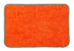 Premium Quality, panno in microfibra double-face - 40x60 cm - Grigio/Arancio
