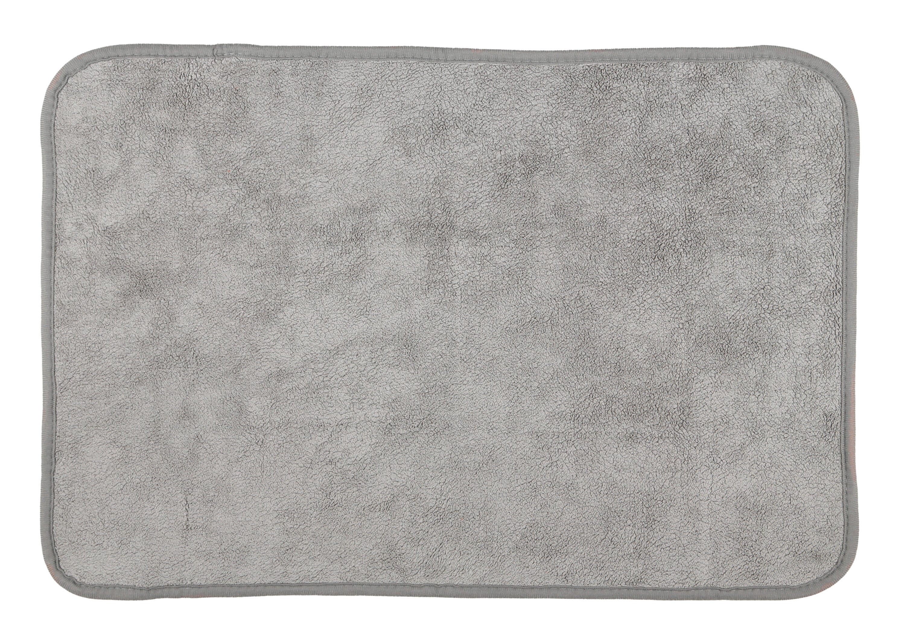 Premium Quality, panno in microfibra double-face - 40x60 cm - Grigio/Arancio
