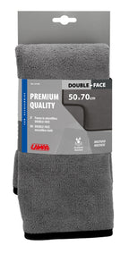 Premium Quality, panno in microfibra double-face - 50x70 cm - Grigio