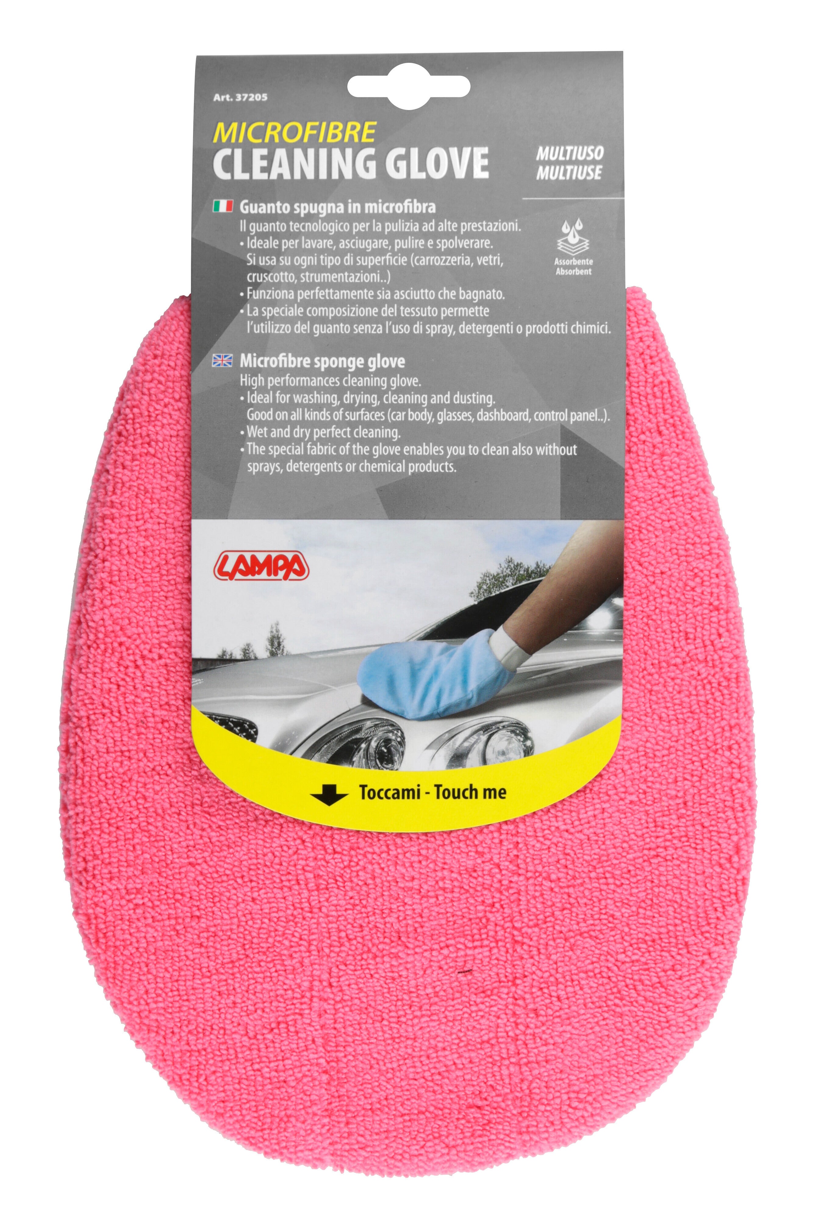 Guanto spugna in microfibra