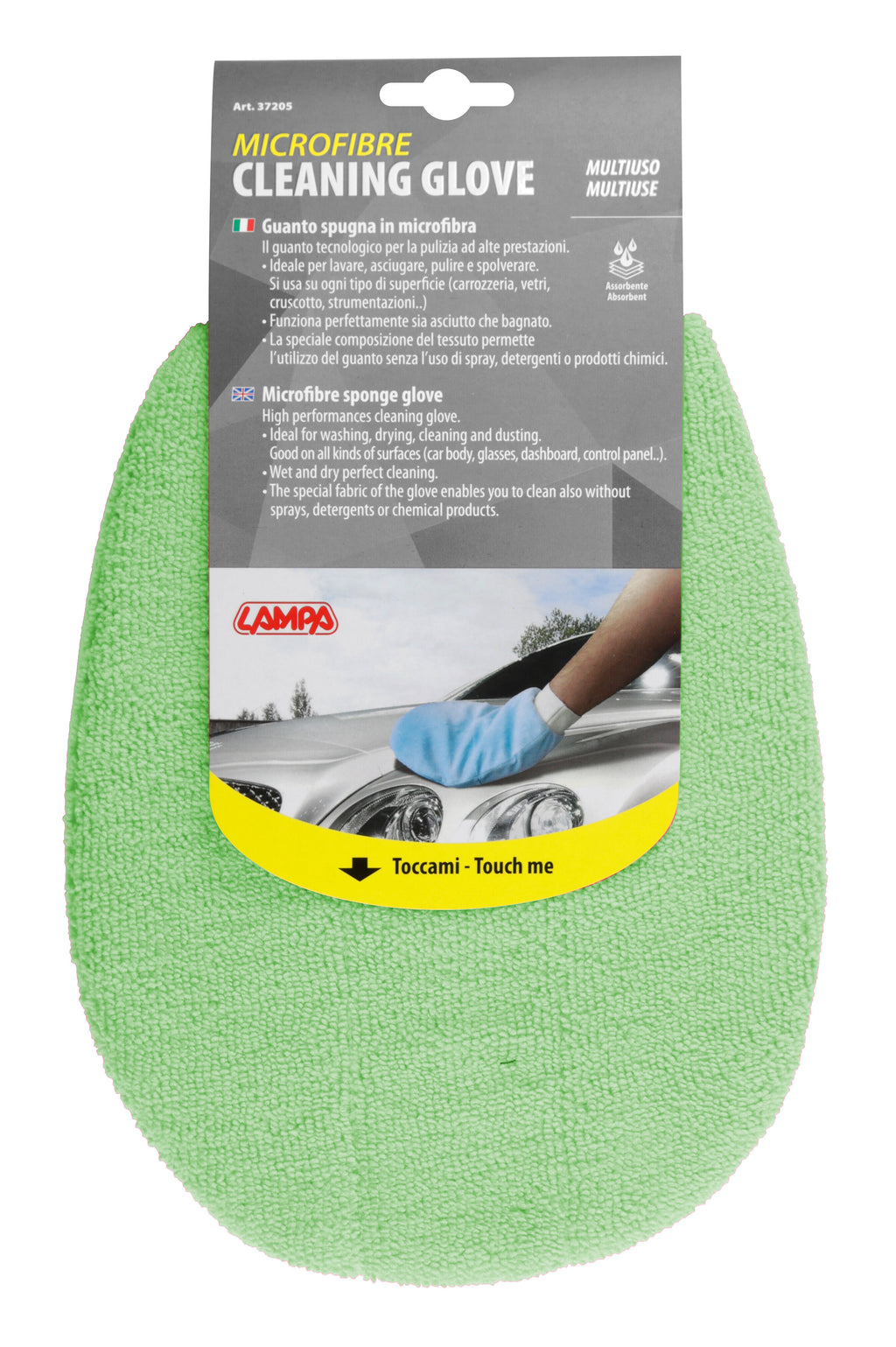 Guanto spugna in microfibra