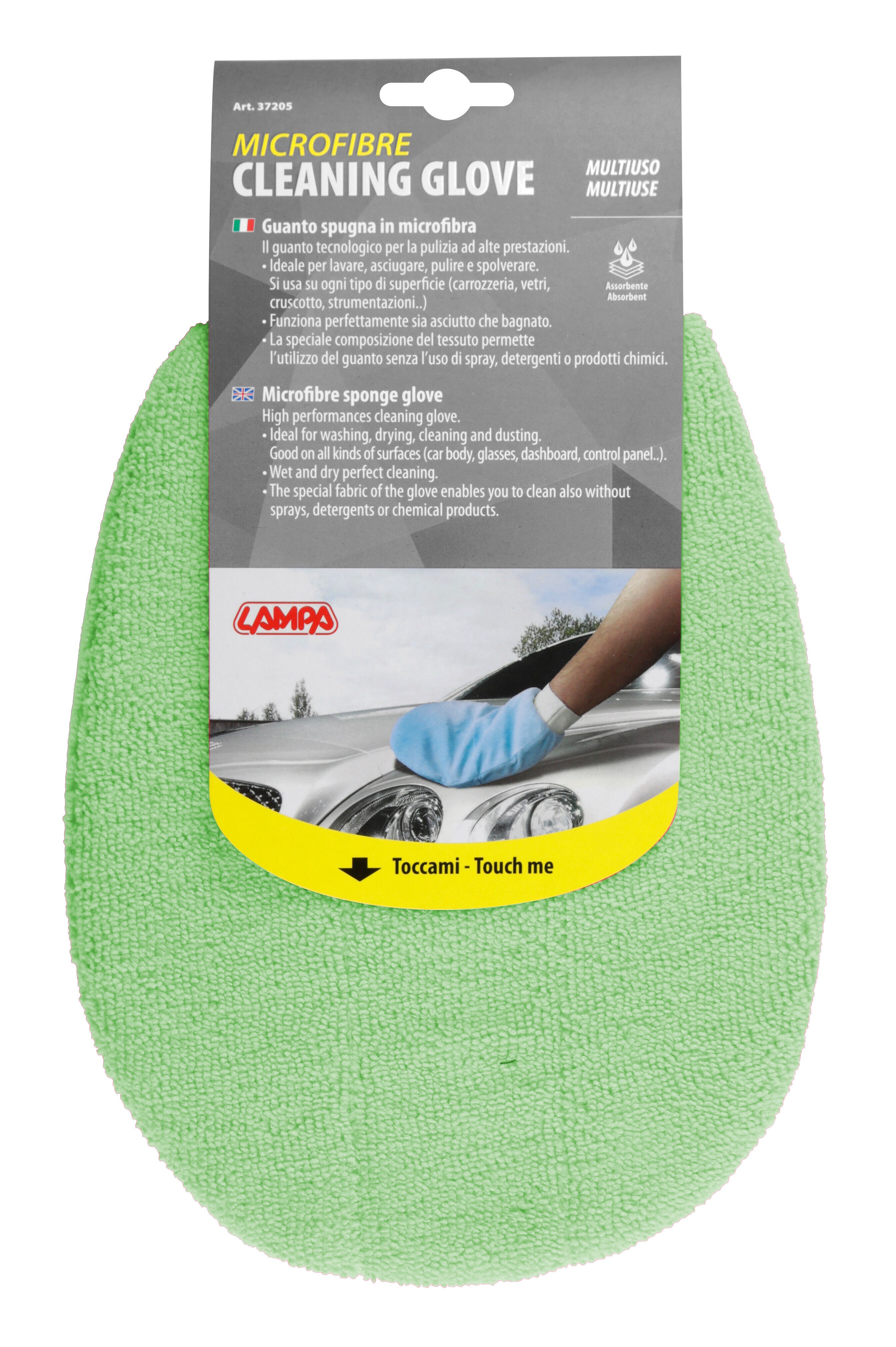 Guanto spugna in microfibra