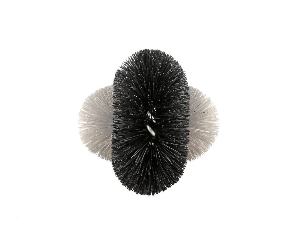 Twin, spazzola doppia-spirale - 29 cm
