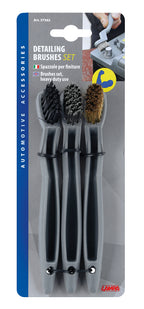 Detailing Brushes, set 3 spazzole per finiture