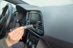 Kit 3 spazzole per pulizia interni auto