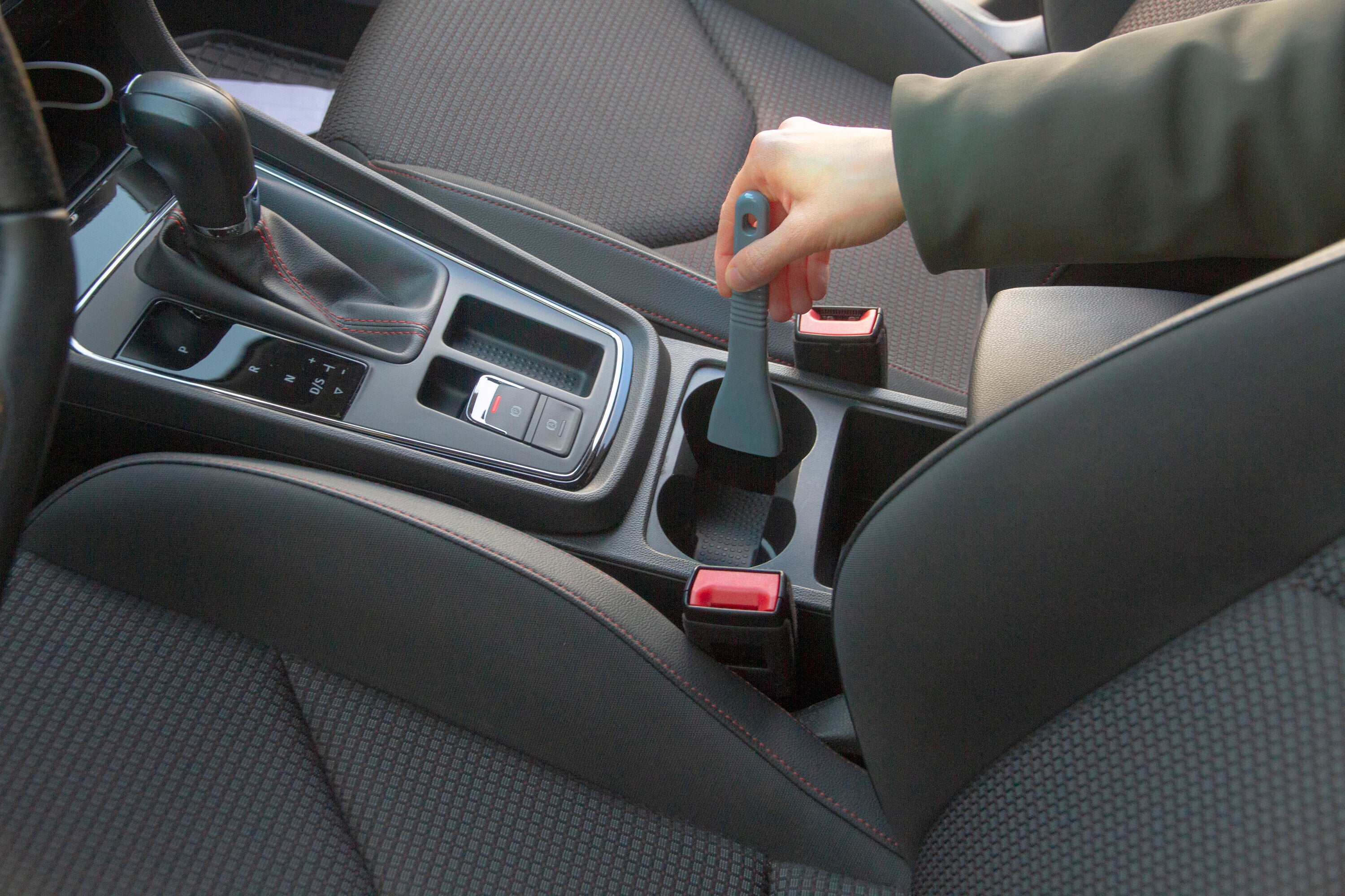 Kit 3 spazzole per pulizia interni auto