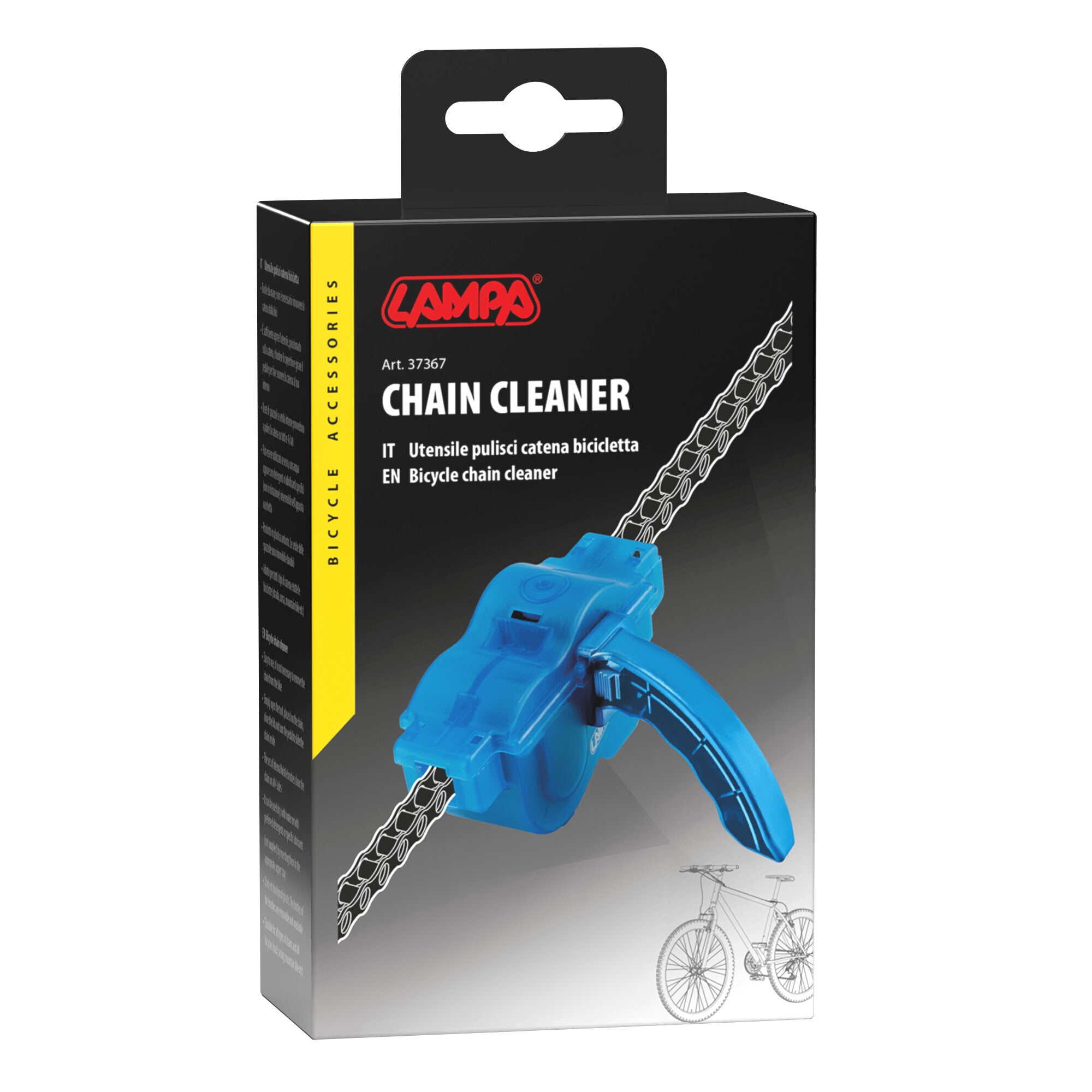 Chain cleaner, utensile pulisci-catena bicicletta