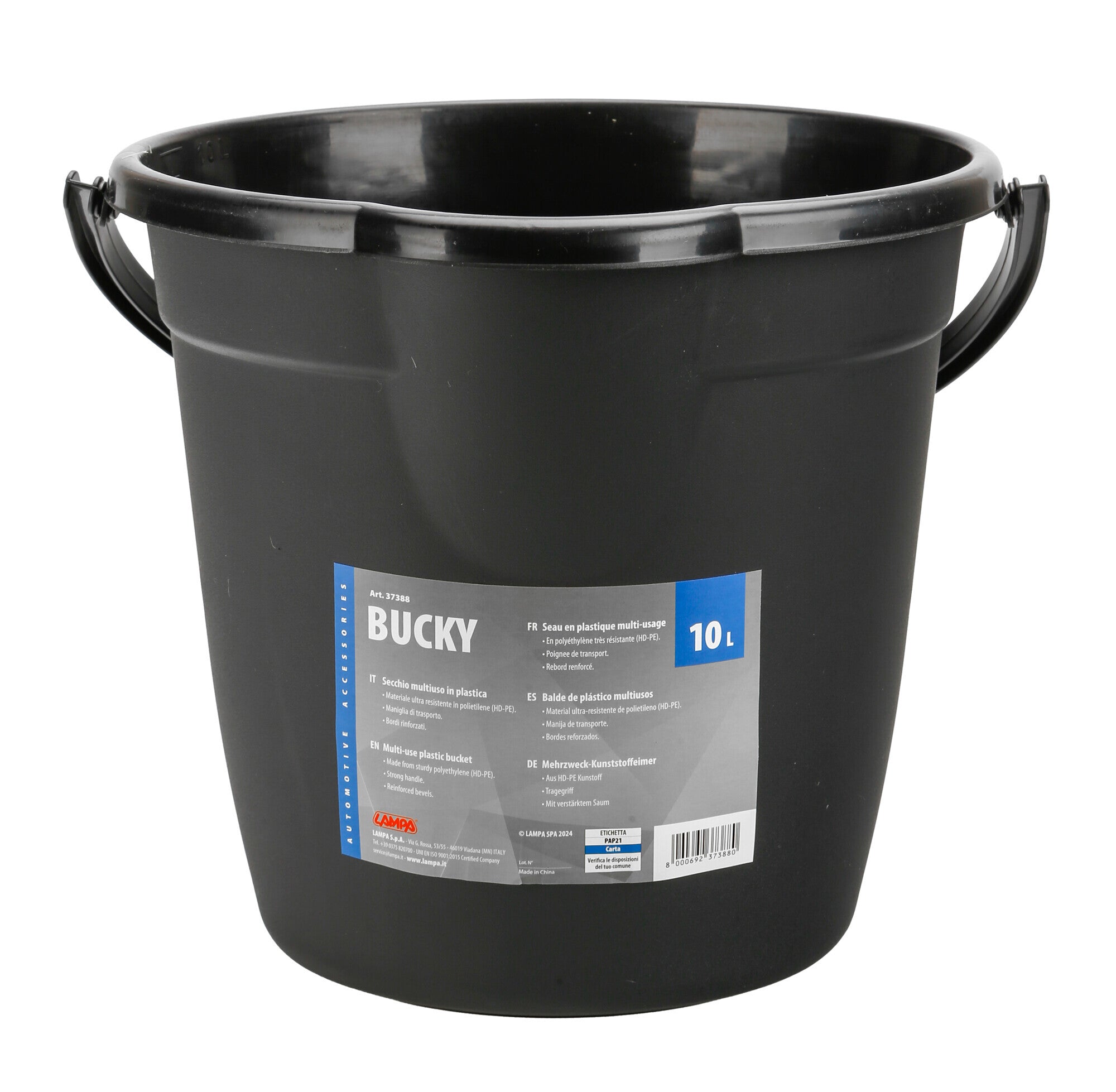 Bucky, secchio multiuso in plastica - 10 L