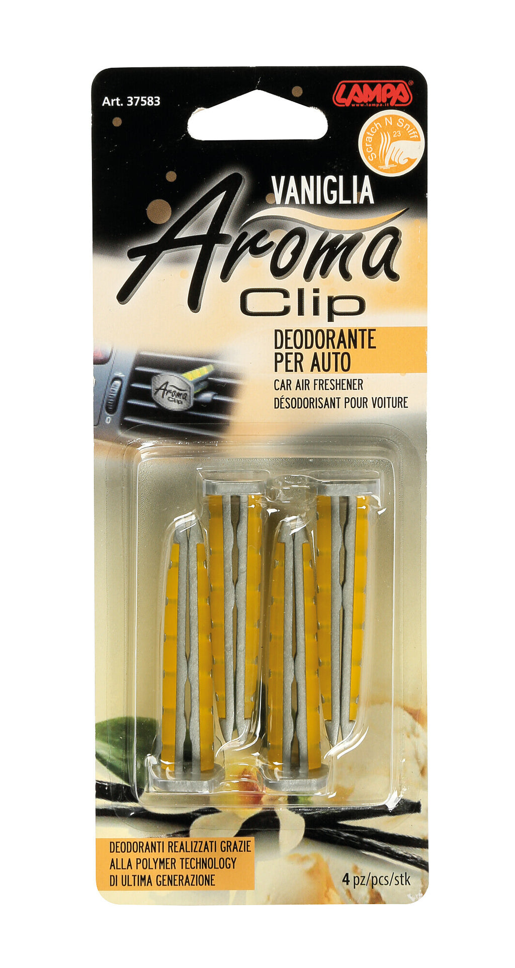 Aroma Clip, deodorante per abitacolo - Vaniglia