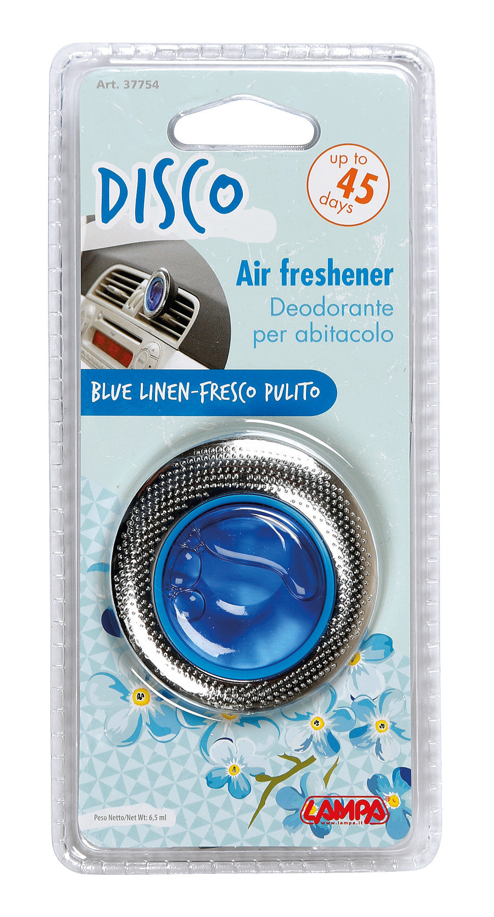 Disco, deodorante per abitacolo - 6,5 ml - Fresco pulito