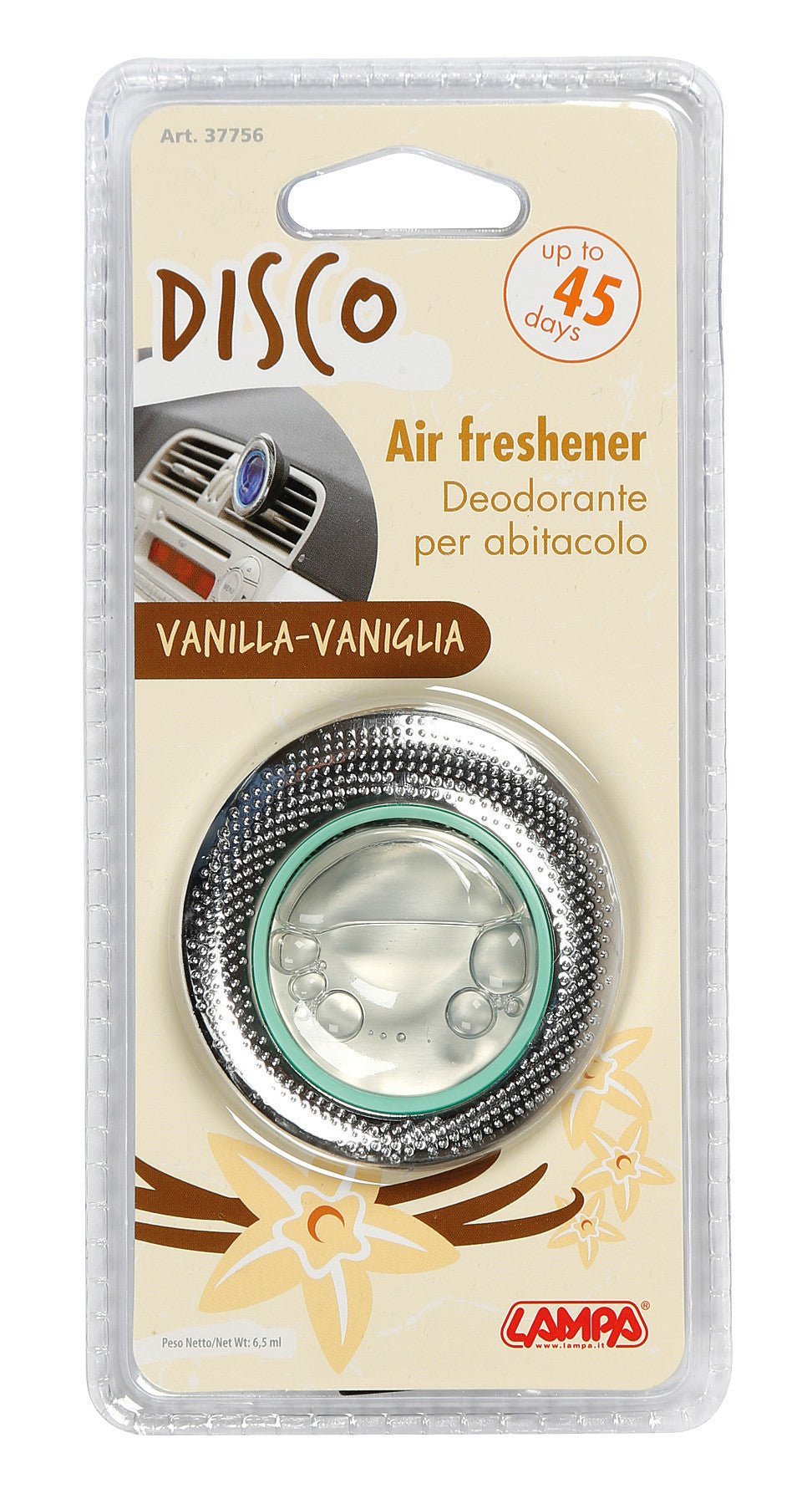 Disco, deodorante per abitacolo - 6,5 ml - Vaniglia