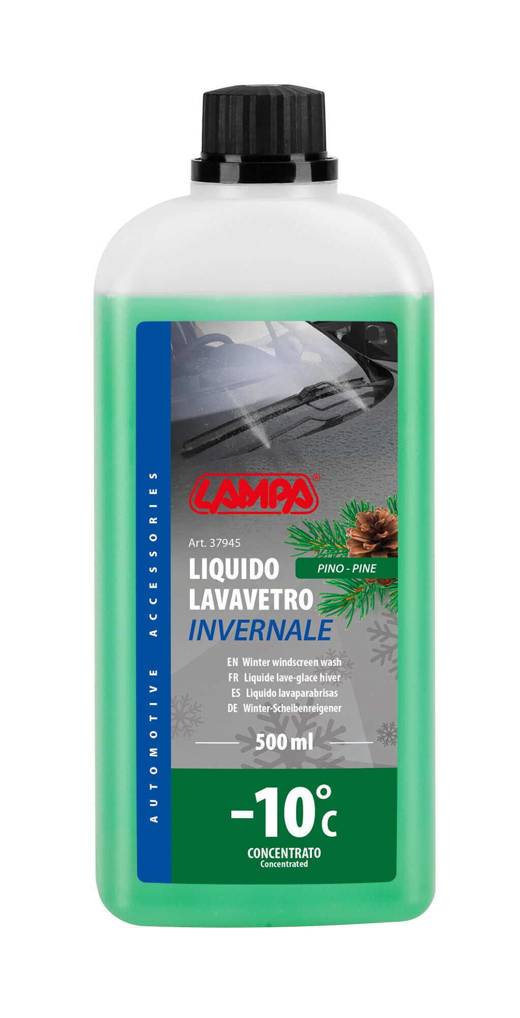 Liquido lavavetro invernale profumato (-10°C) - Pino - 500 ml