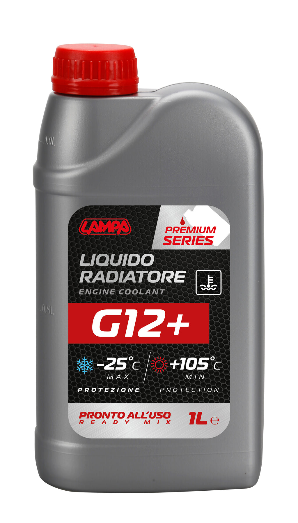 Premium Series Rosso G12+, liquido radiatore - (-25°C / +105°C) - 1 L