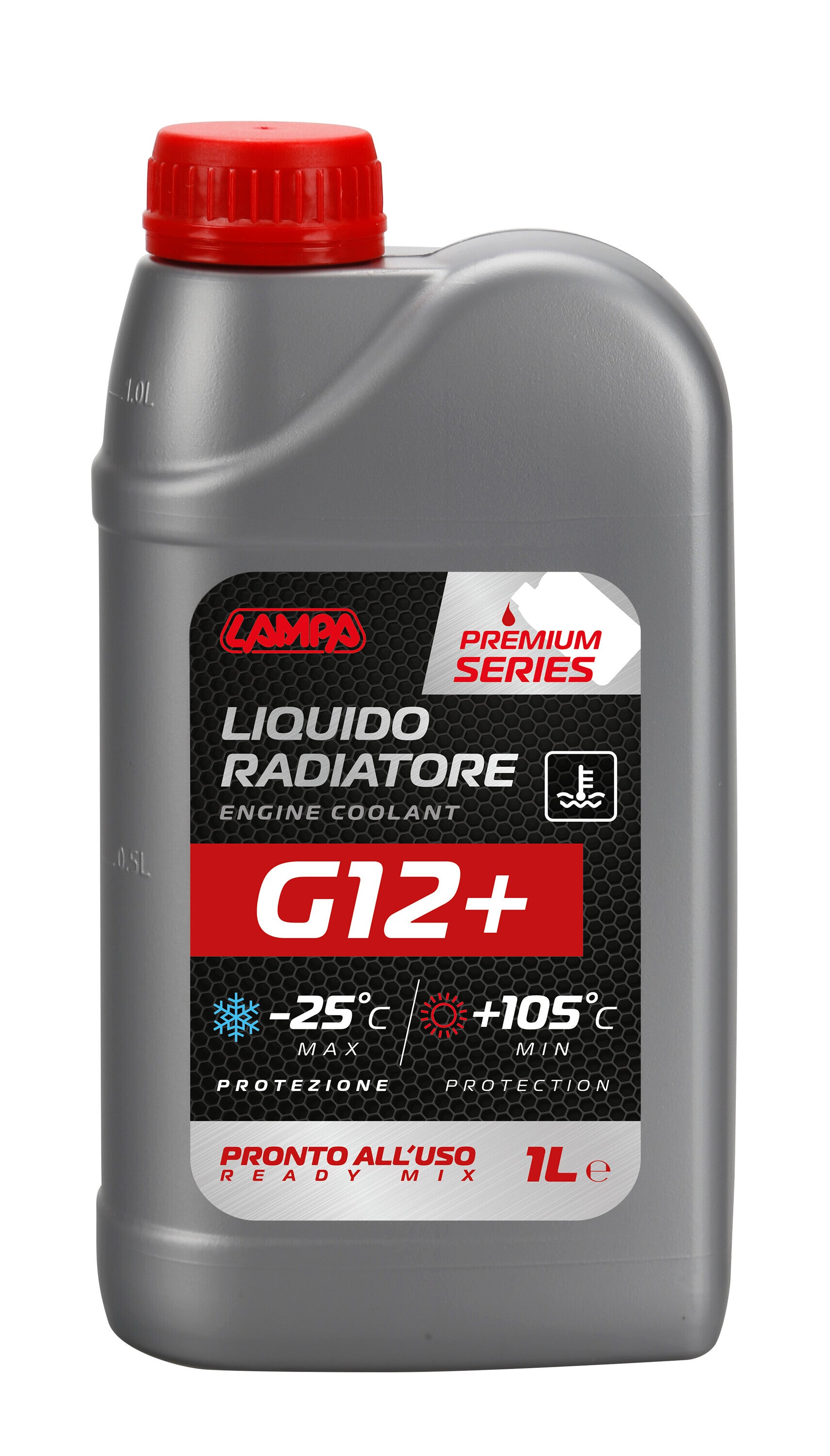 Premium Series Rosso G12+, liquido radiatore - (-25°C / +105°C) - 1 L