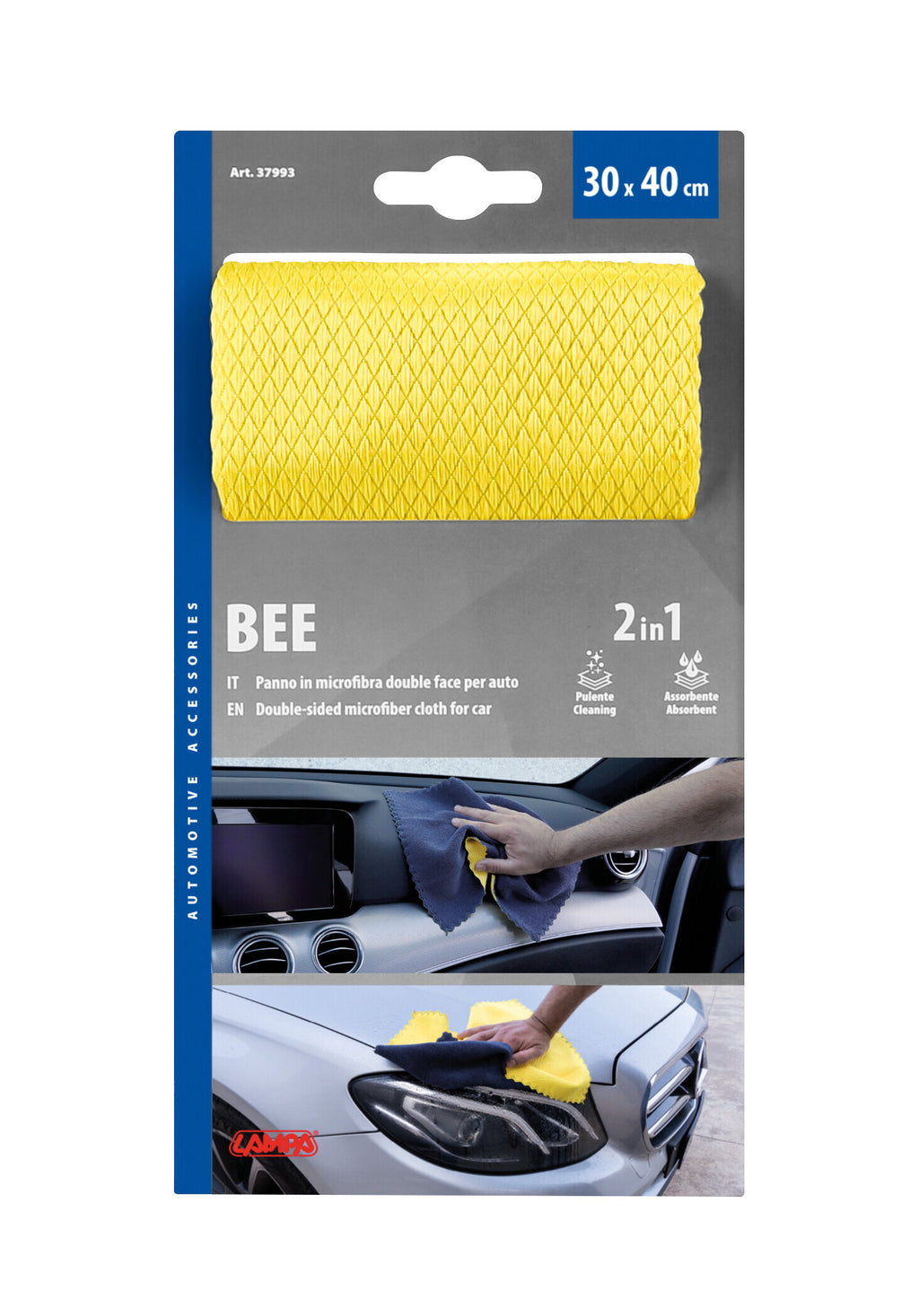 Bee, panno in microfibra double face