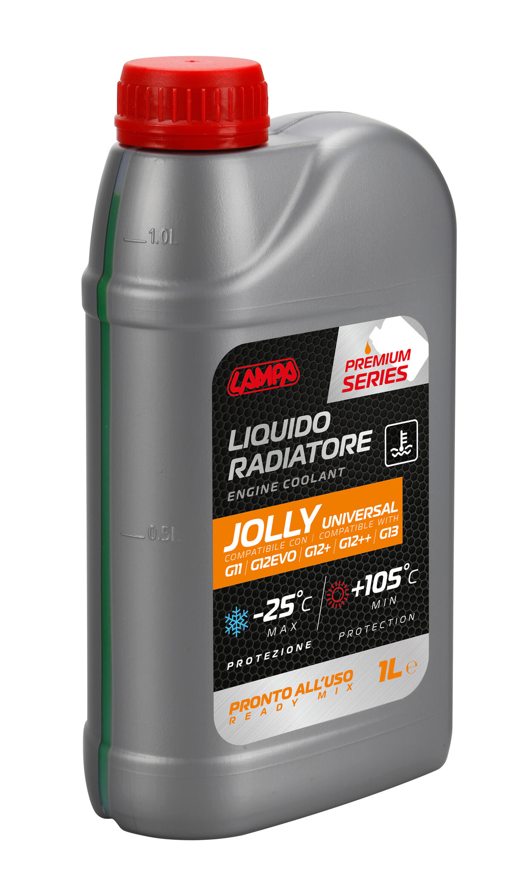 Premium Series Arancione Jolly Universal, liquido radiatore - (-25°C / +105°C) - 1 L