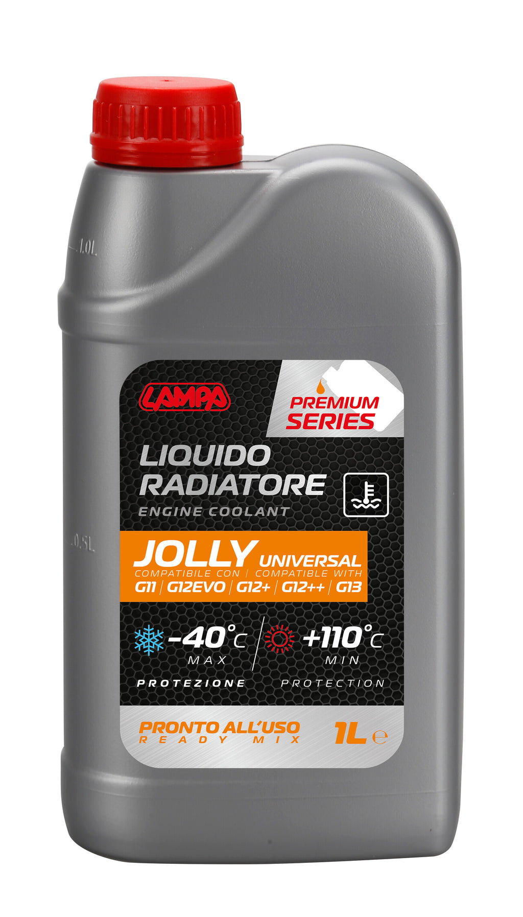 Premium Series Arancione Jolly Universal, liquido radiatore - (-40°C / +110°C) - 1 L