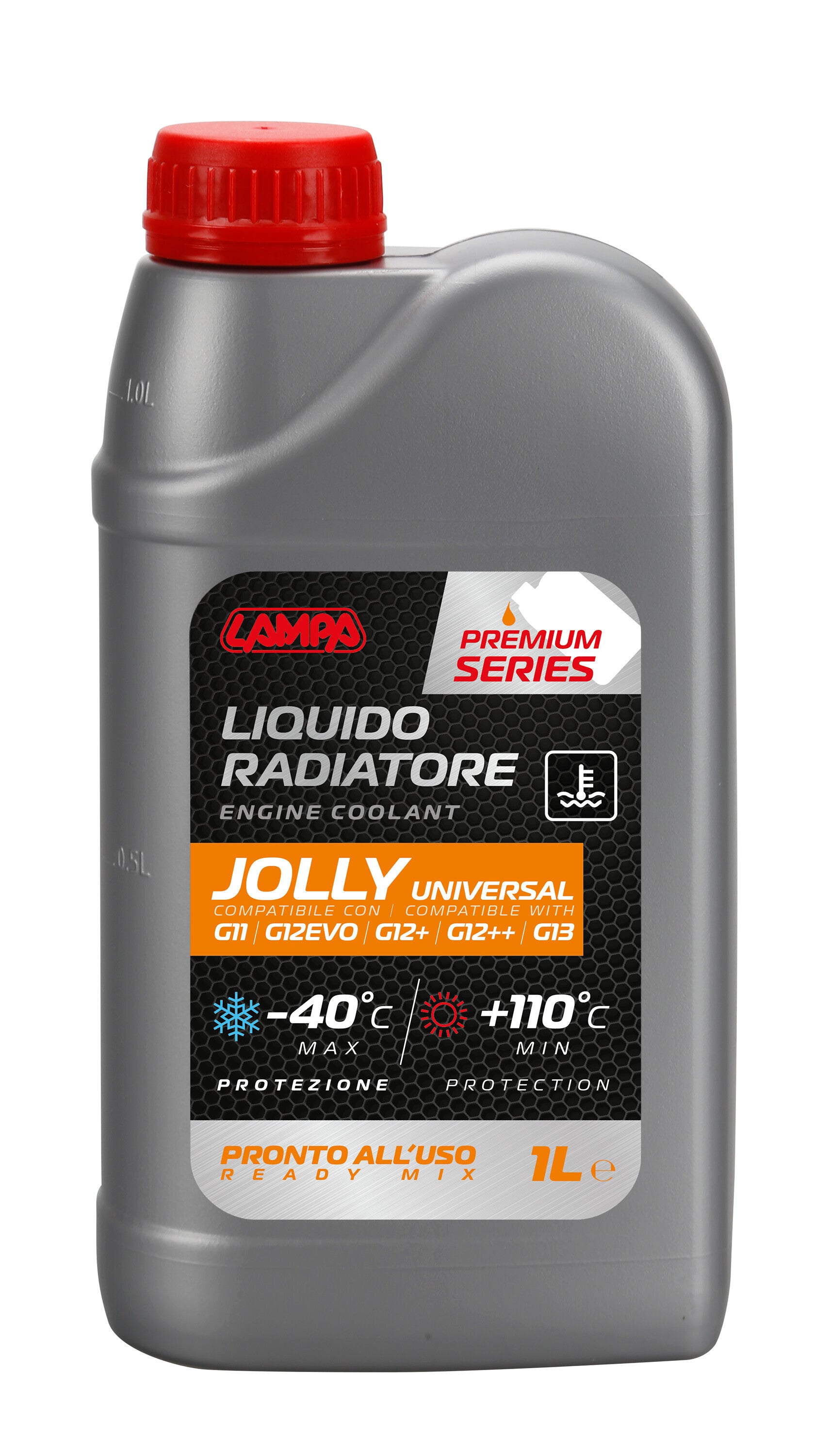 Premium Series Arancione Jolly Universal, liquido radiatore - (-40°C / +110°C) - 1 L