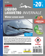 Liquido lavavetro invernale, pronto all'uso (-20°C) - 3000 ml - Pompelmo