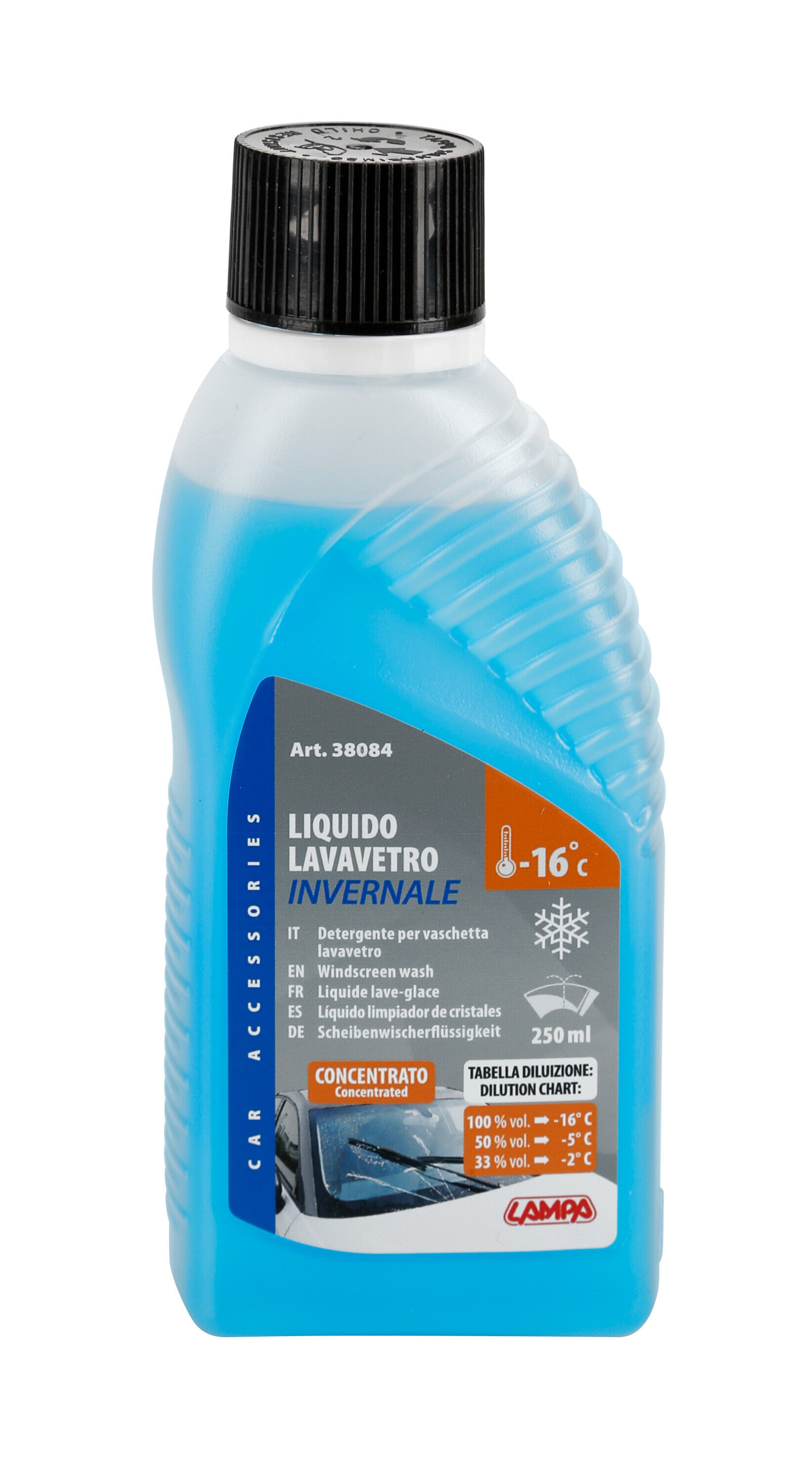 Liquido lavavetro invernale (-16°C) - 250 ml