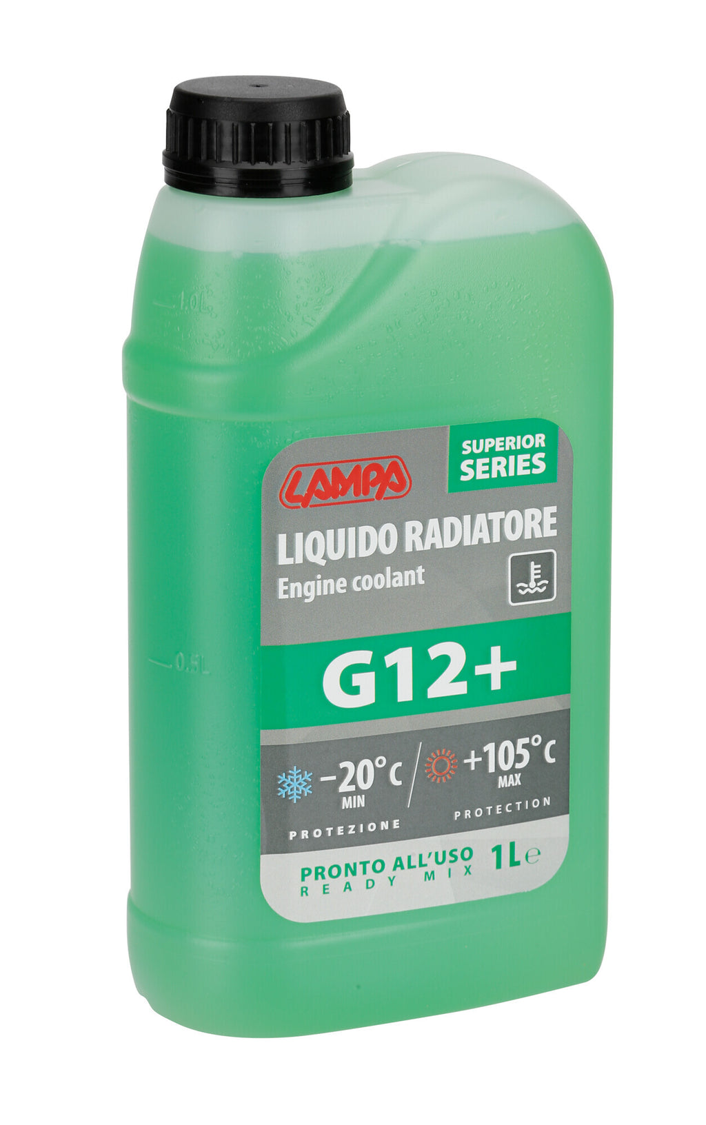 Superior-Verde G12+, liquido radiatore - (-20°C/+105°C) - 1 L