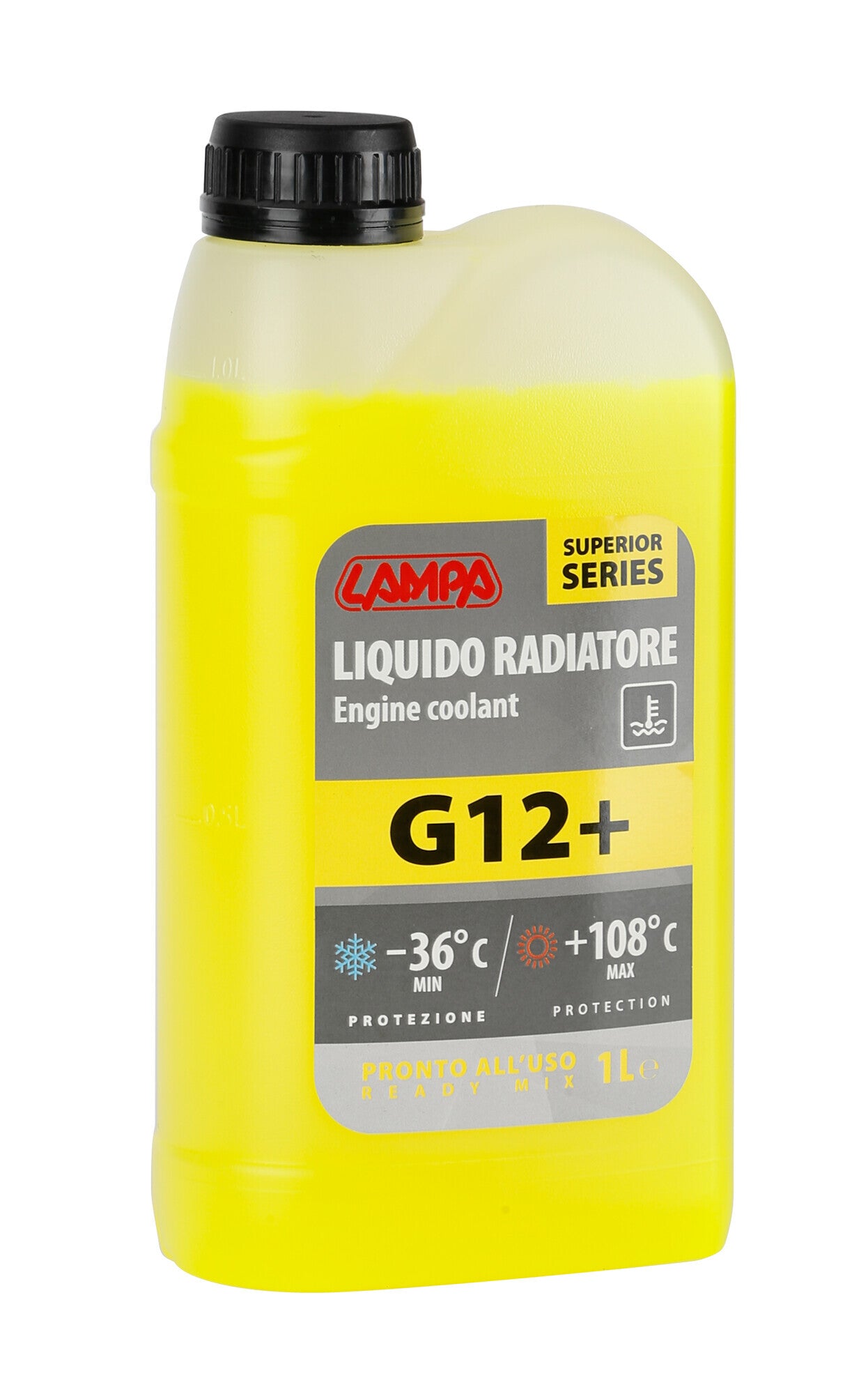 Superior-Giallo G12+, liquido radiatore - (-36°C/+108°C) - 1 L