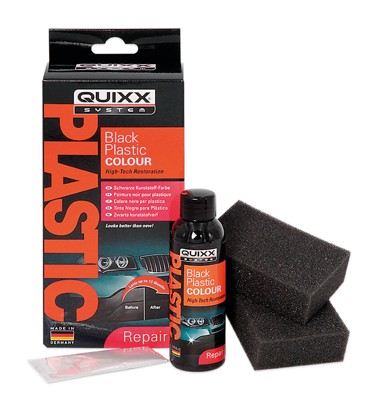 Quixx, kit rinnova plastiche nere