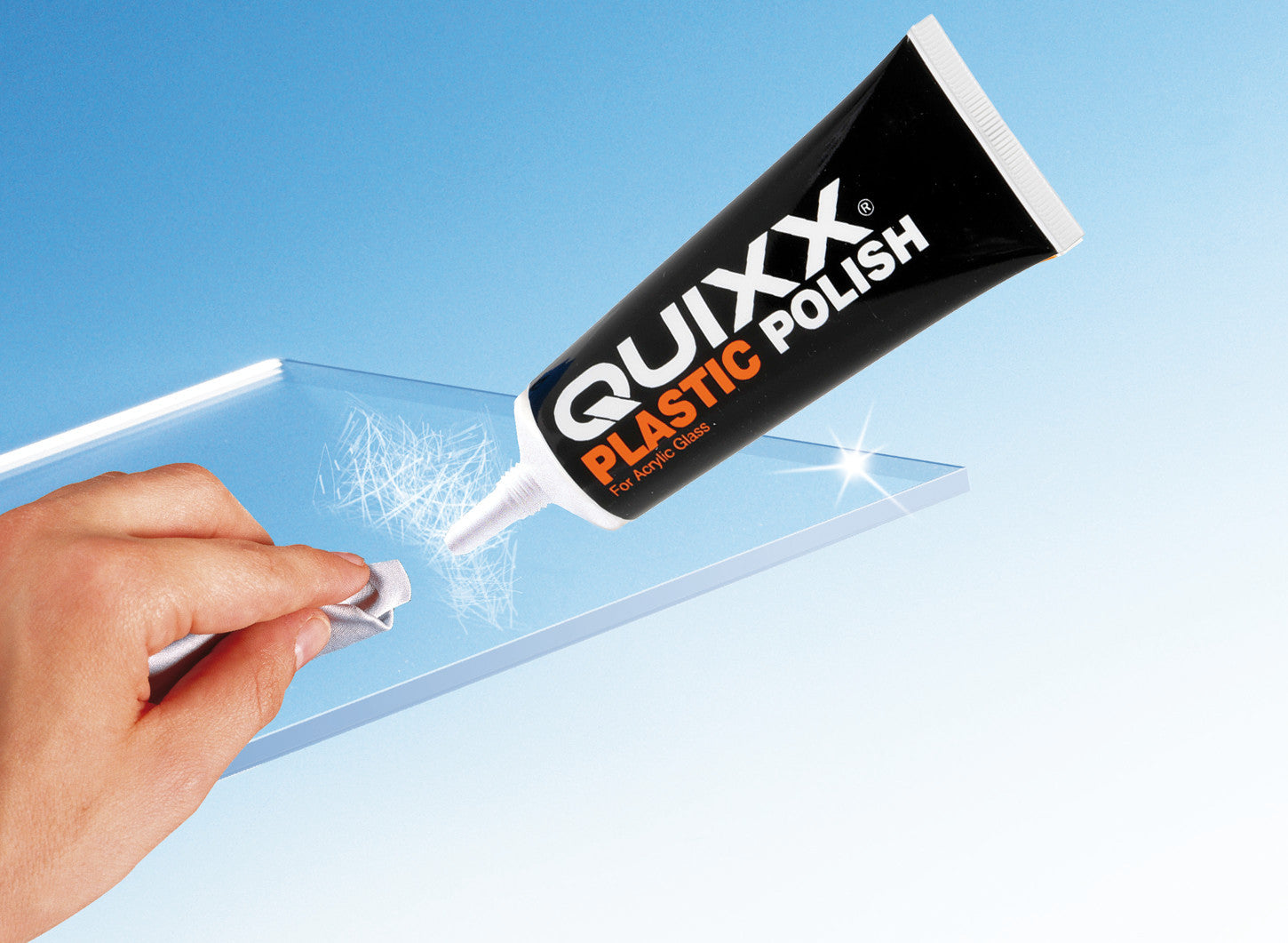 Quixx-Xerapol, rimuovi graffi per superfici in acrilico